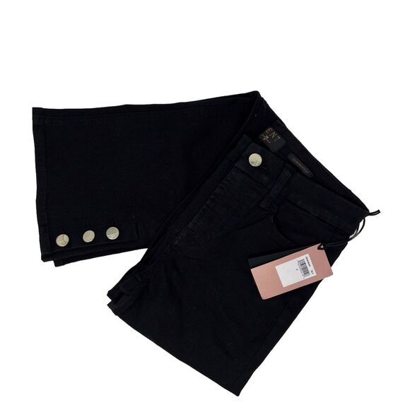 Jen7 By 7 For All Mankind Slim Bootcut Jeans Size 2 Black - Picture 2 of 2